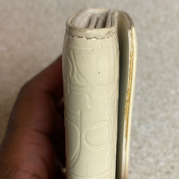 Dior Cream Logo Print Long Wallet - Picture 7 of 16